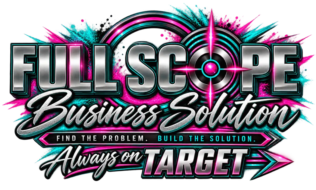 Full Scope Business Solution—Find the Problem, Build the Solution, Always on Target
